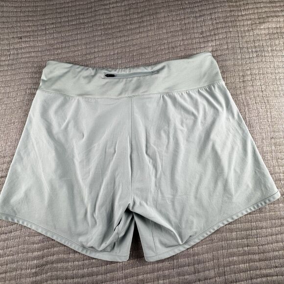 Free Fly Active Breeze Running Short Mens L 6" Inseam Lined Mint Green Gym - Picture 5 of 8